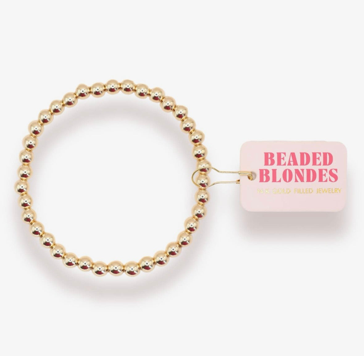 Beaded Blondes-5mm Gold Bracelet