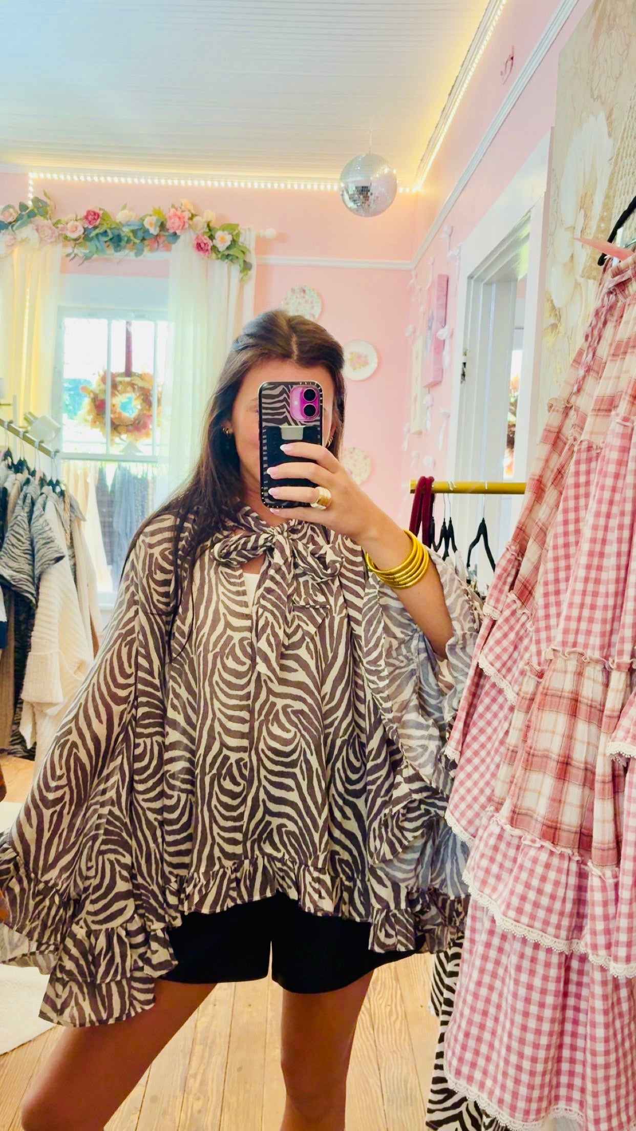 Zebra Breeze Blouse