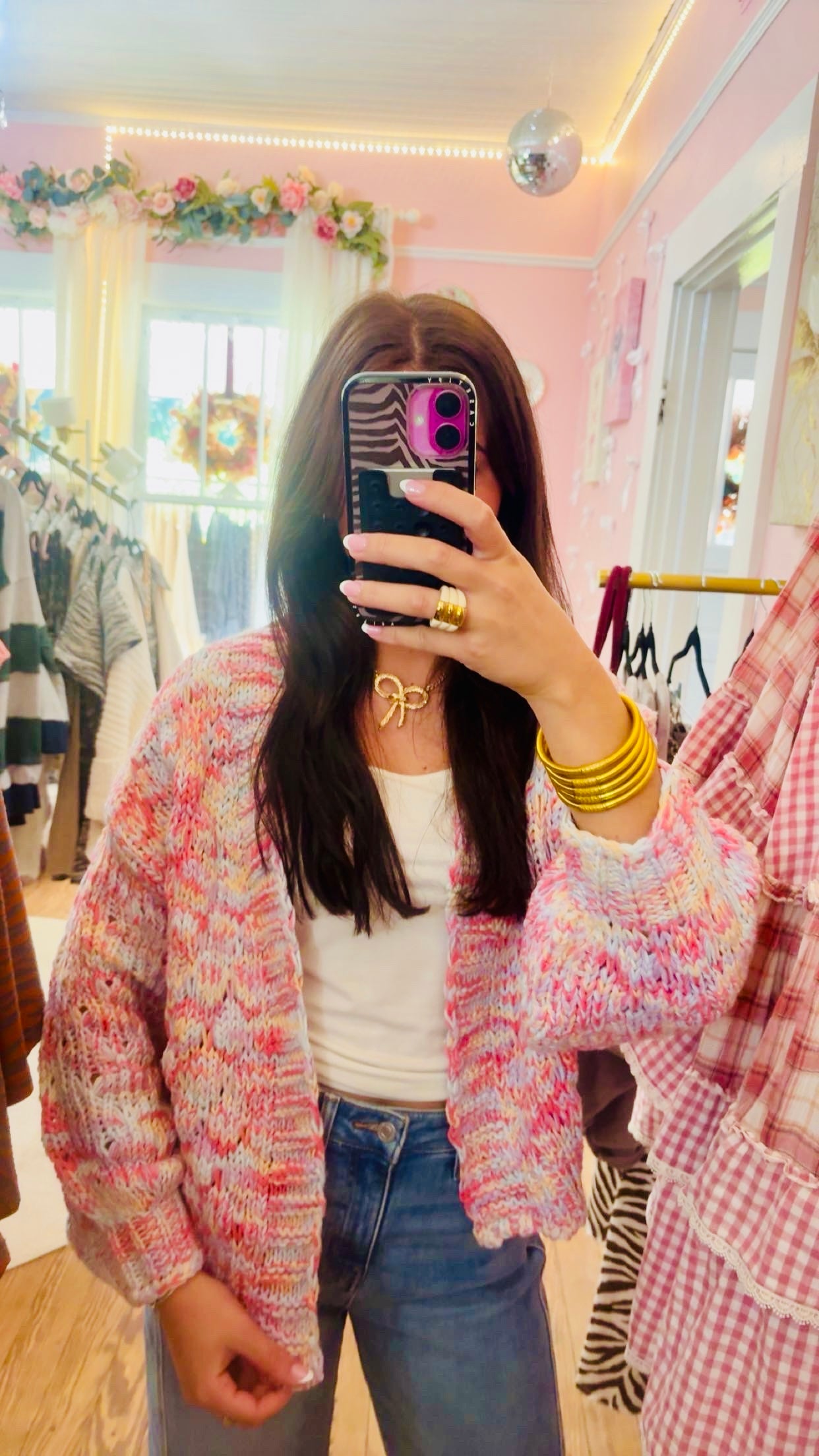 Cotton Candy Confetti Cardigan