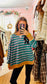 Color Contrast Stripe Sweatshirt