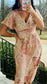 Blushing Meadow Midi Dress