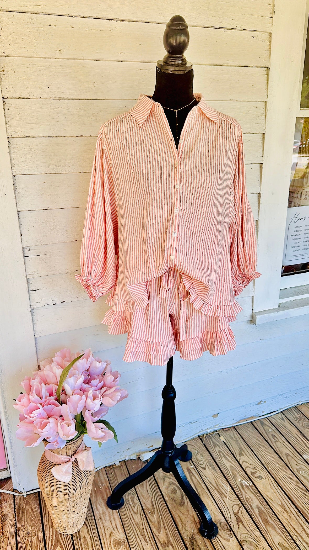 Soft Girl Stripe Shorts