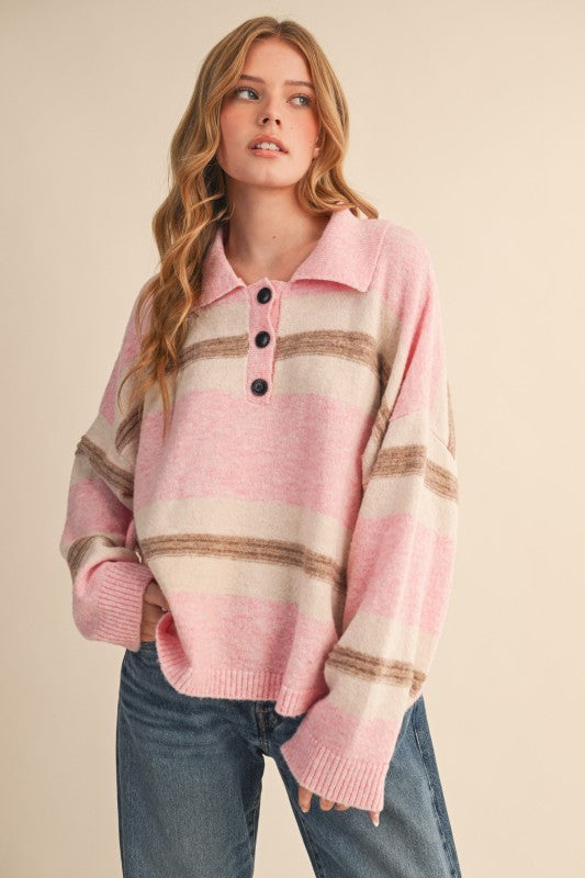 Striped Rugby Sweater