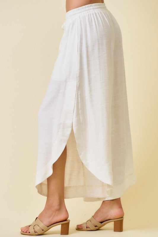 Split Side Linen Pants