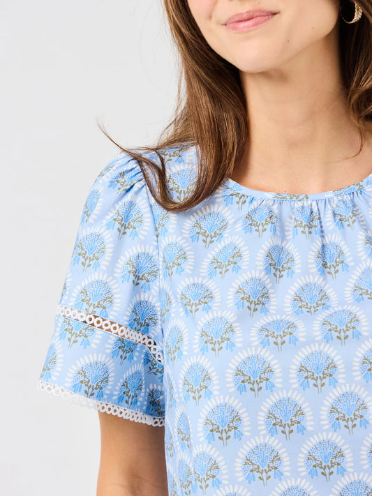 Mary Square Tabby Sunshower Top