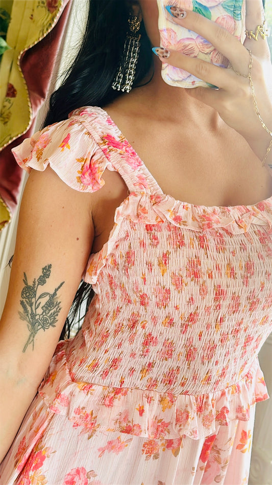 Springtime Sweetheart Midi Dress