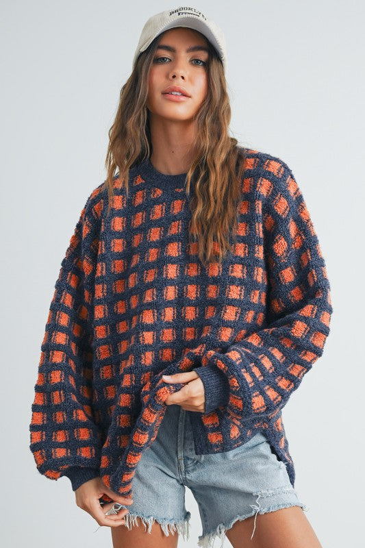 Checking You Out Oversized Sweater