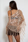 Sequin Fringe Poncho