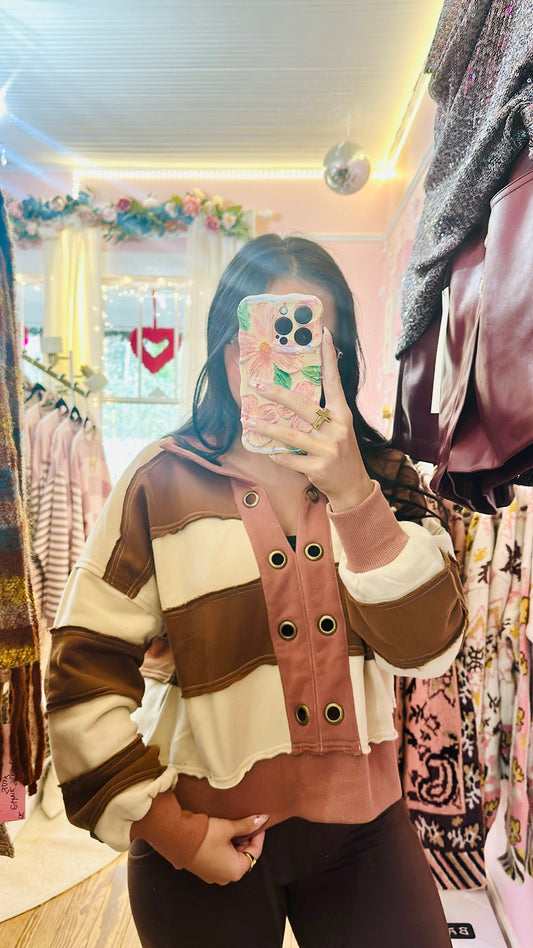 Brushed French Terry Pullover