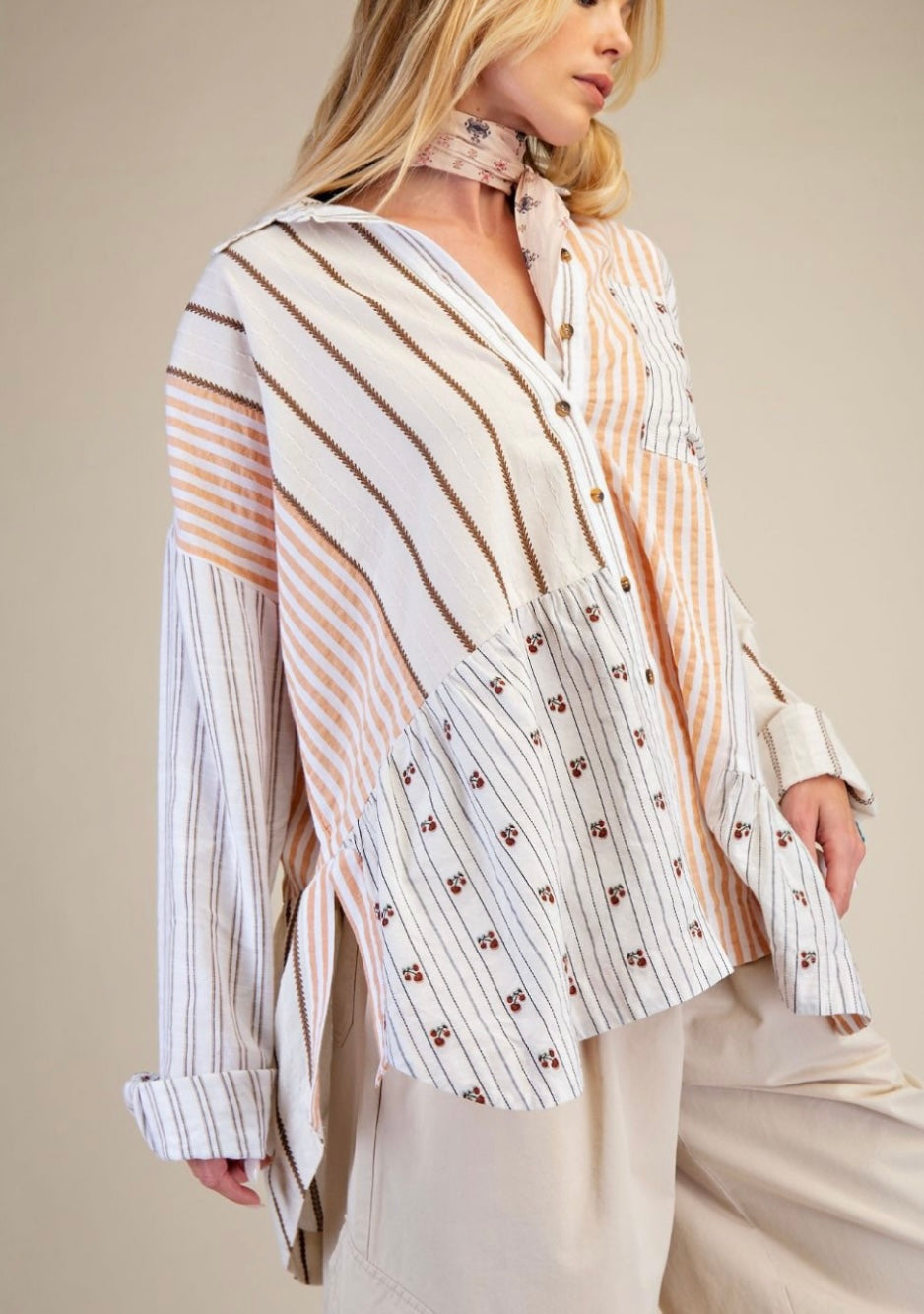 Styled & Stitched Button Up