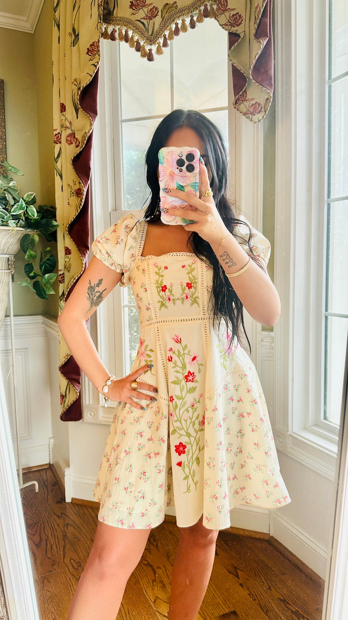 Garden Grace Mini Dress
