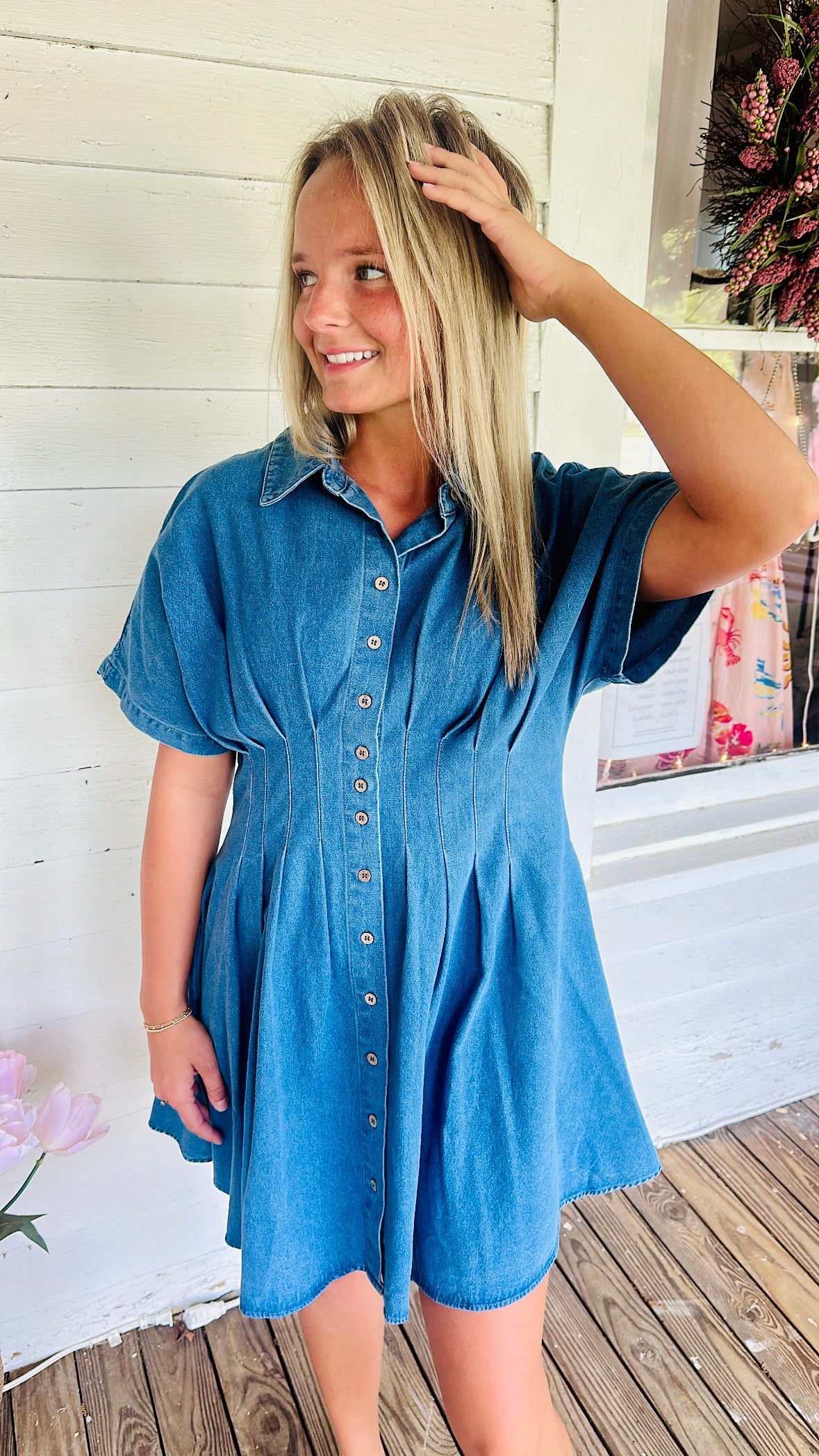 Saddle Up Sweetheart Mini Dress L