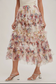 Tea Garden Ruffle Midi Skirt