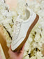 Wylder White Stud Sneaker