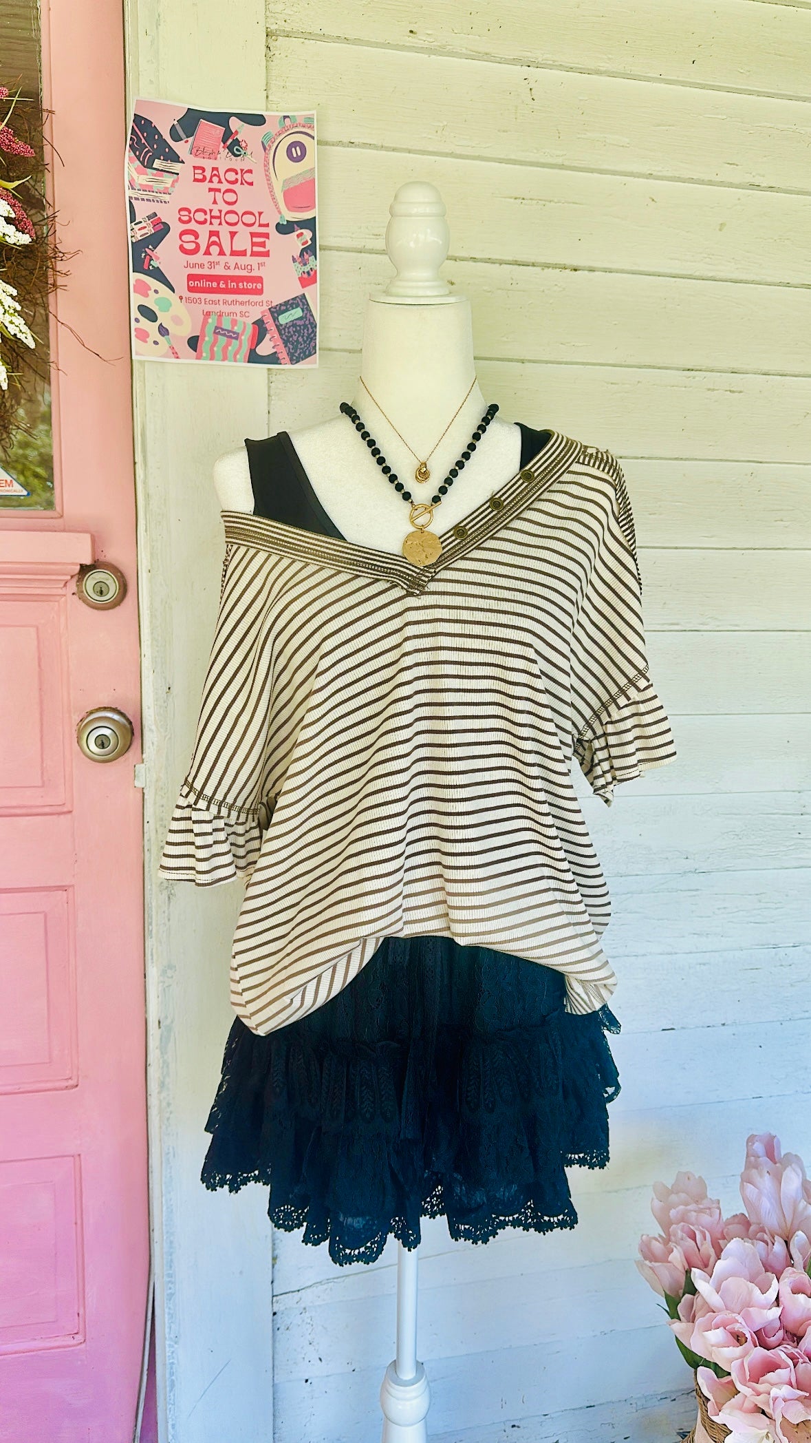 The Hadley Flutter Sleeve Top