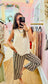 Linen Frayed Top