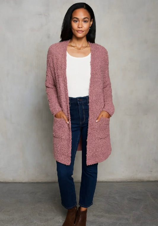 Popcorn Pink Cardigan