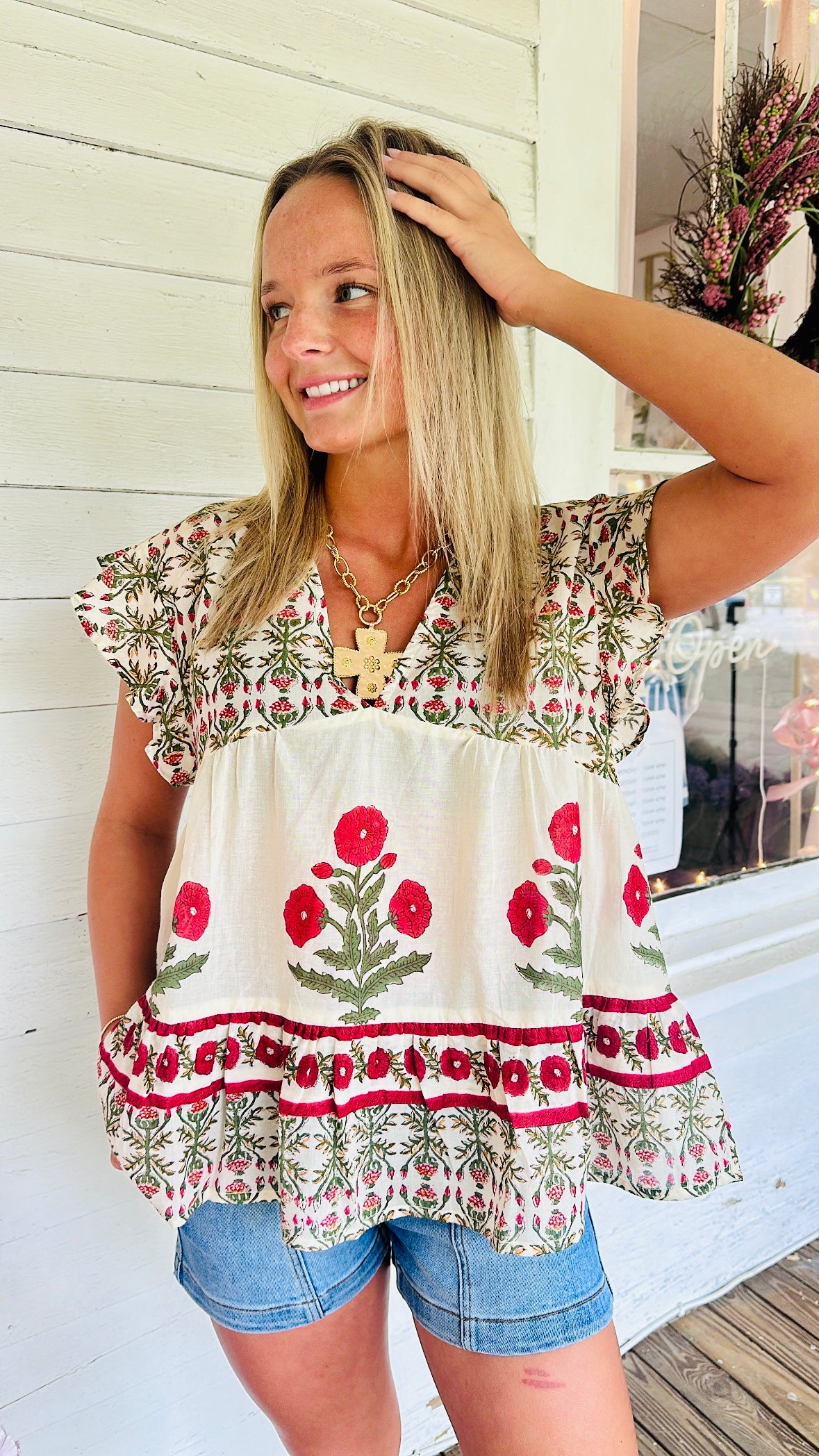 Tiered Babydoll Top
