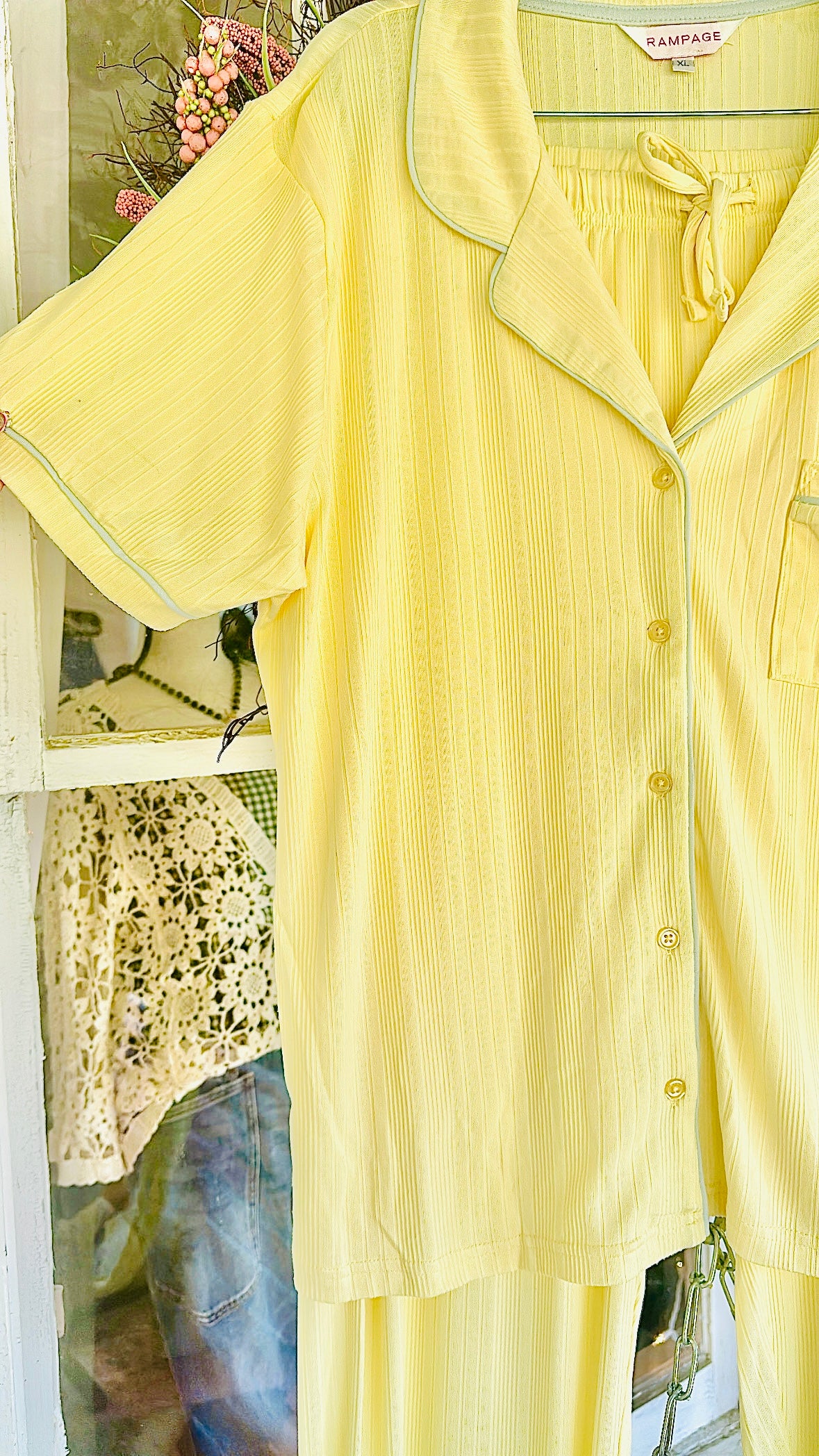Baby Yellow & Blue PJ Set