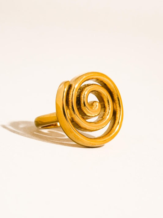 Spiral Statement Ring