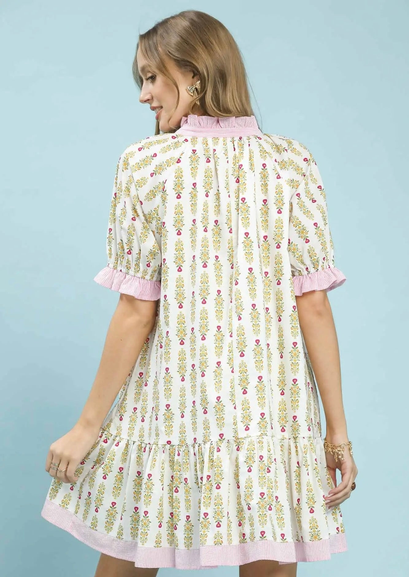 The Soft Blossom Mini Dress
