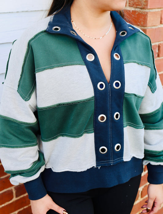 Brushed French Terry Pullover