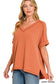 Raised Rib Short Sleeve