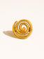 Spiral Statement Ring