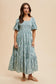 Cotton Floral Maxi Dress