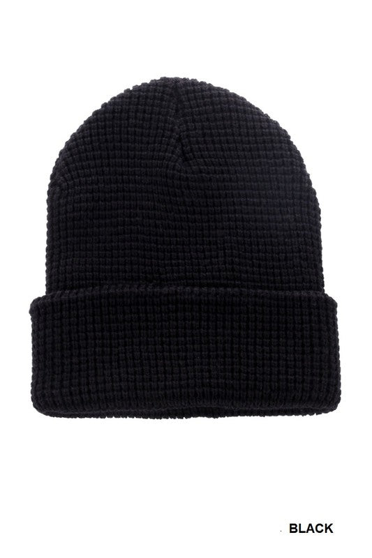 Waffle Knit Beanie