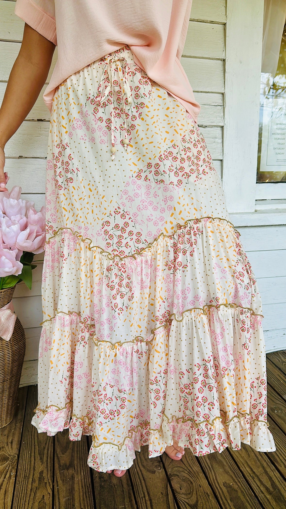 Petal Kiss Maxi Skirt