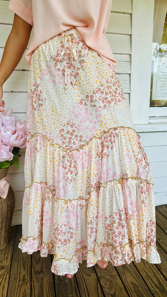 Petal Kiss Maxi Skirt
