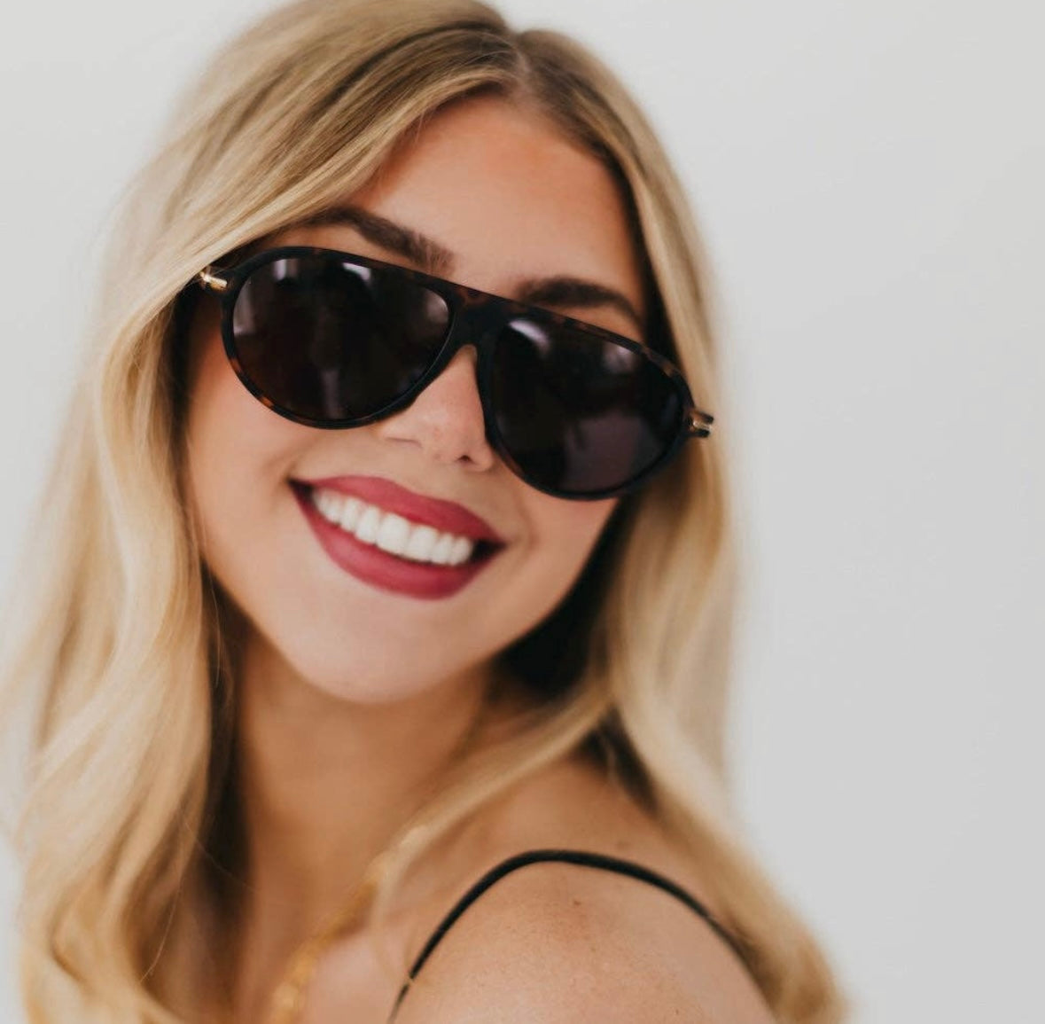 Matte Aviator Sunglasses
