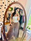 Cropped Brown Lounge Pants
