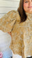 PLUS- Floral Babydoll Blouse