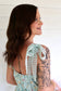Mint Bouquet Midi Dress