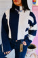 Color Block Mock Sweater