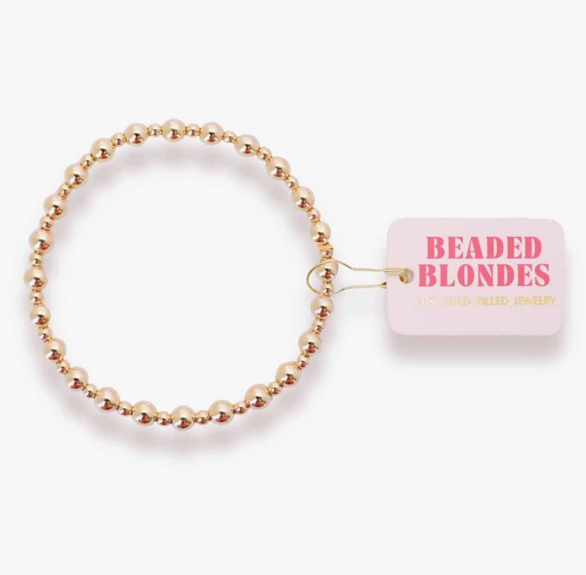 Beaded Blondes- Katy Gold Bracelet