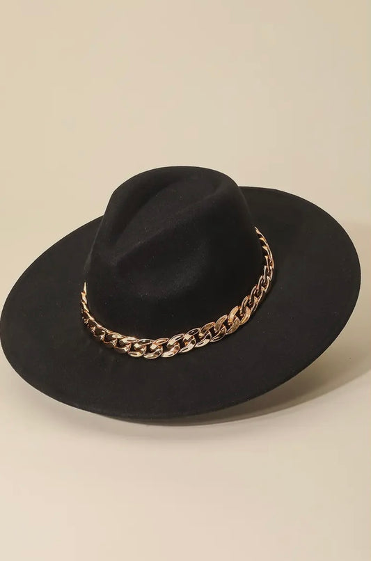 Chain Link Western Hat