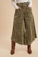 Olive Mineral Wash Corduroy Pants