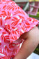 PLUS-Coral Pink Button Down Dress