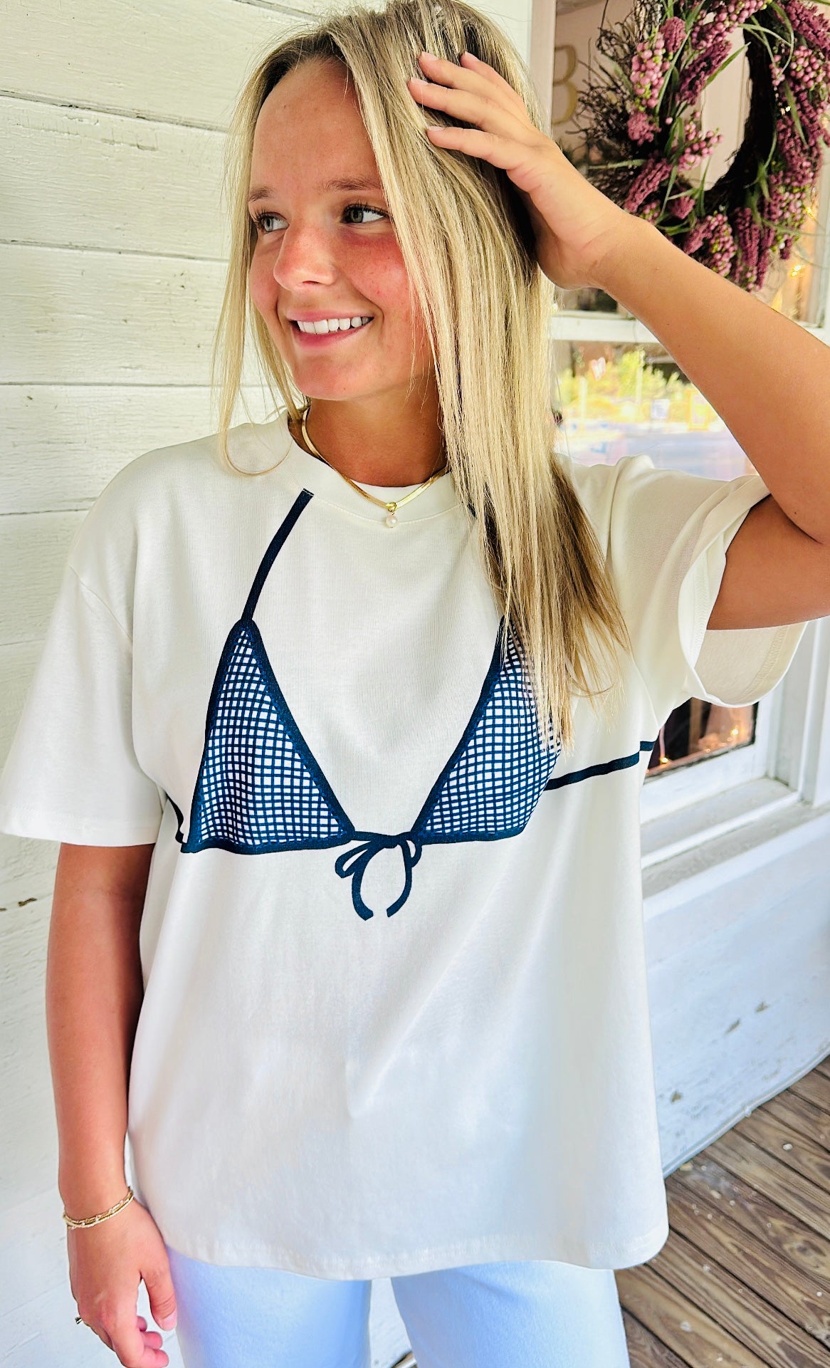 Bikini Printed Oversize Tee
