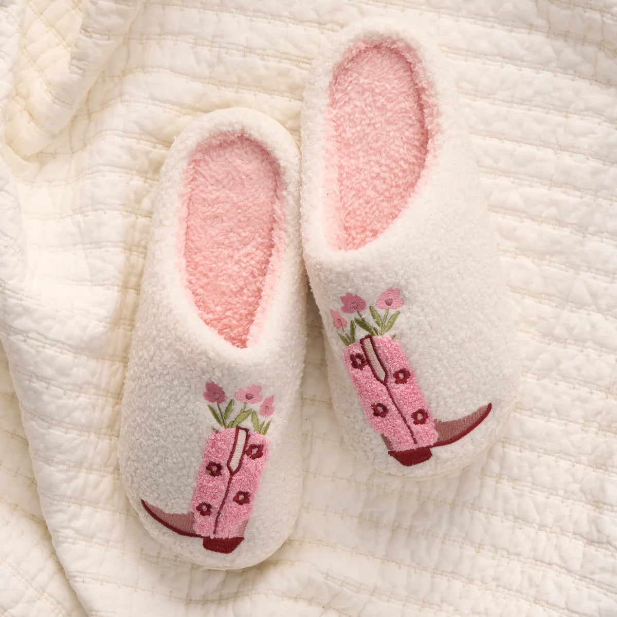 The Darling Effect-Cowgirl Boot Slippers