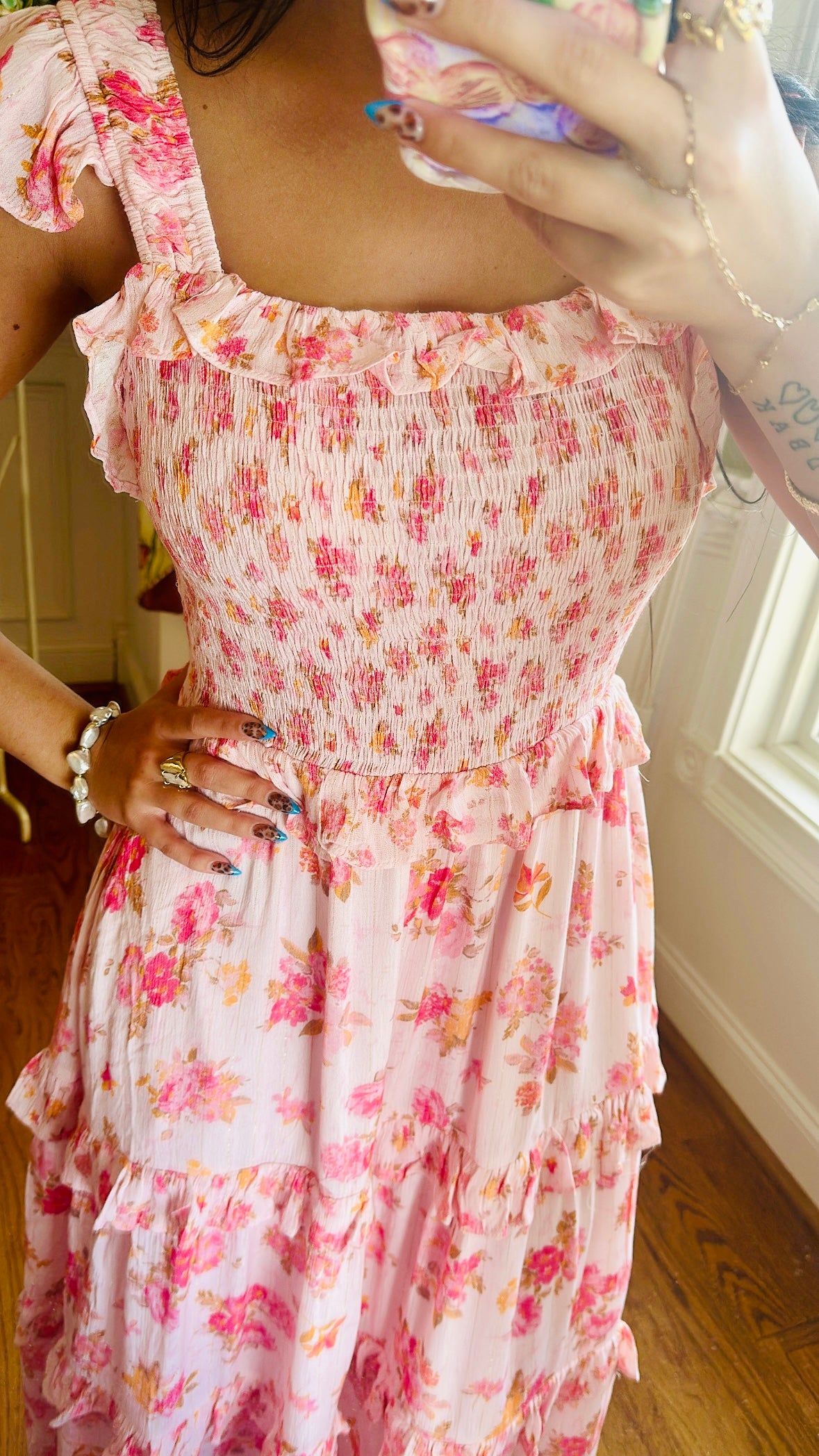 Springtime Sweetheart Midi Dress