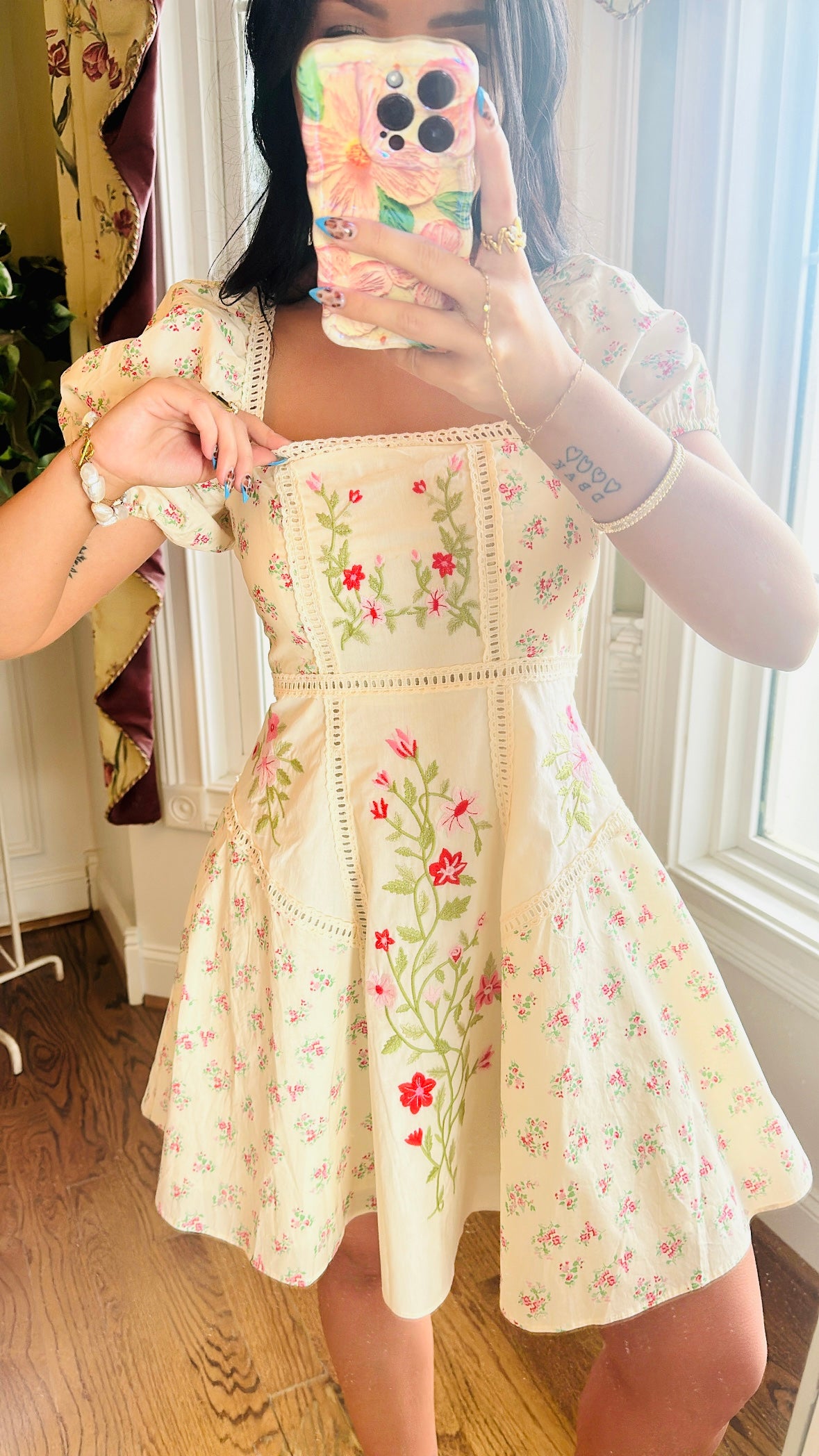 Garden Grace Mini Dress