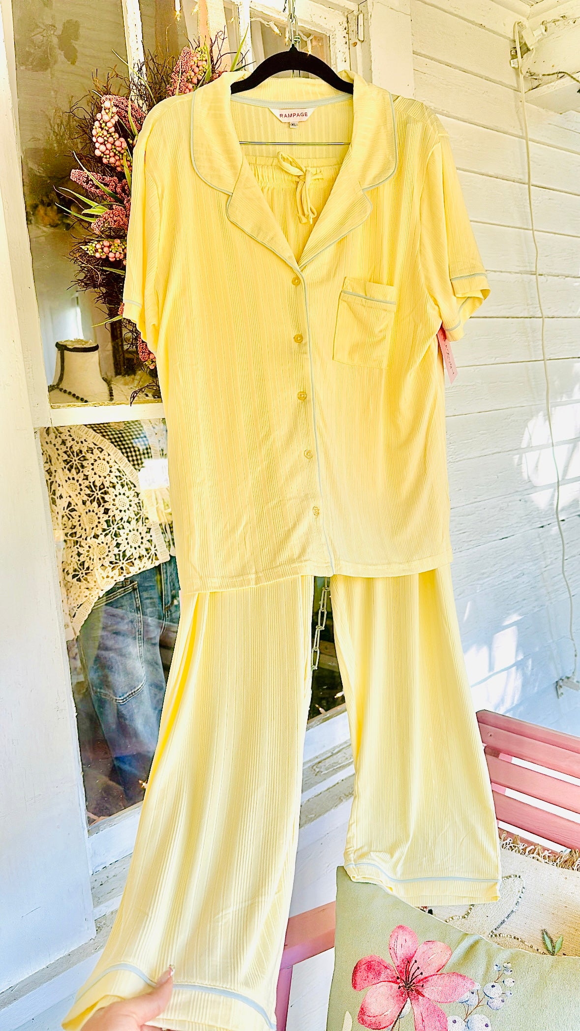 Baby Yellow & Blue PJ Set