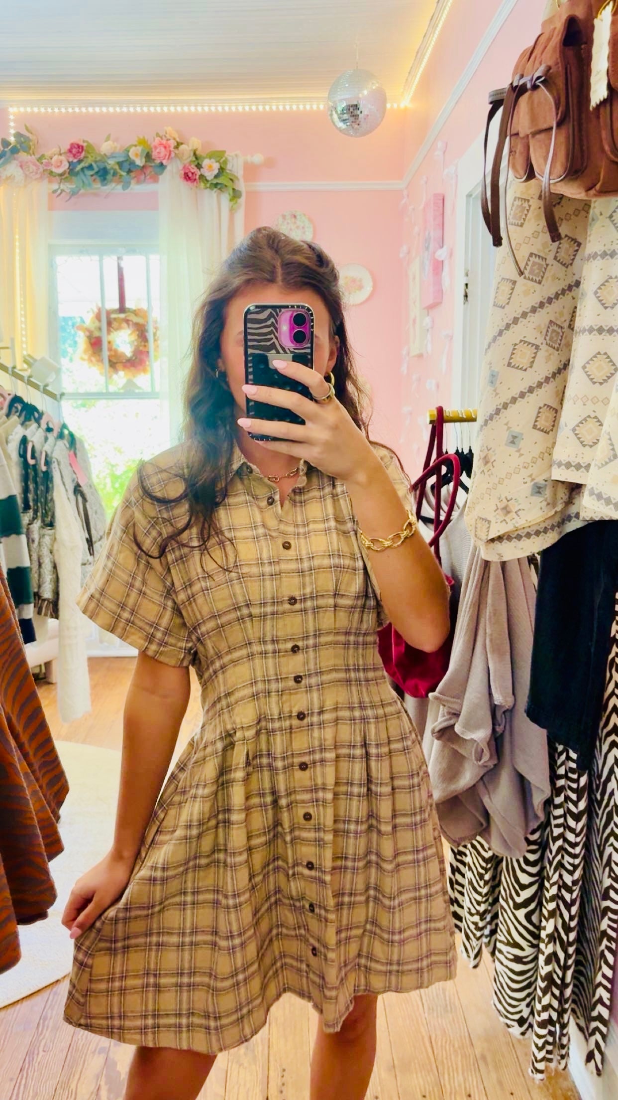 Rustic Cabin Mini Dress