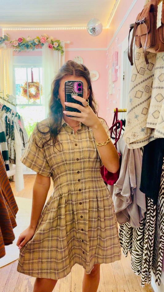 Rustic Cabin Mini Dress