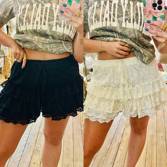 Love Letter Lace Shorts