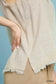 Linen Frayed Top